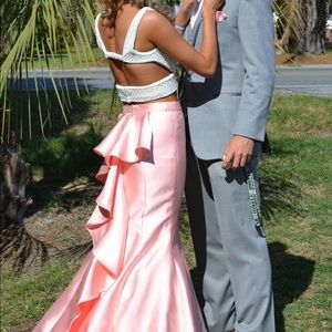 BEAUTIFUL TWO PIECE PROM DRESS